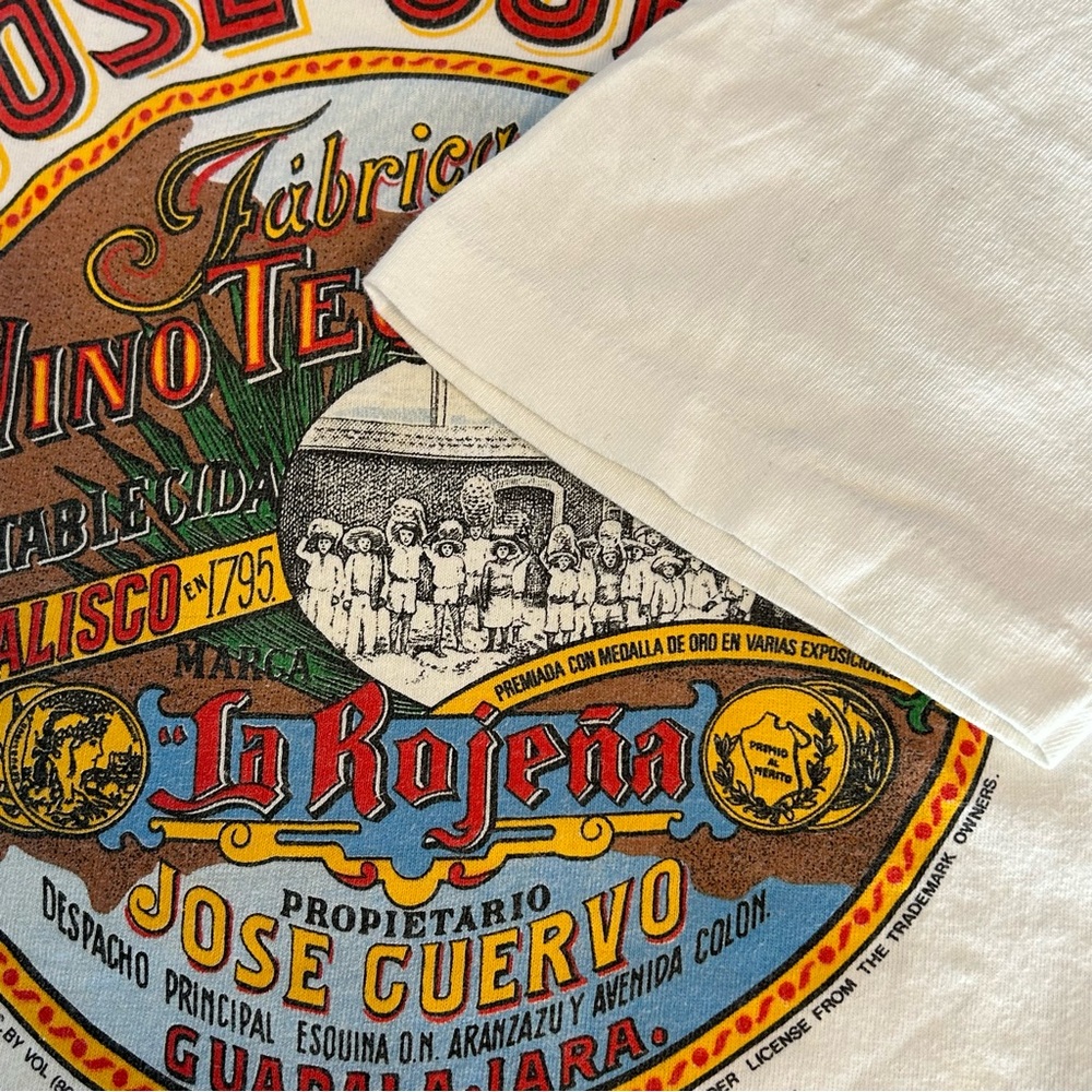 1993 Jose Cuervo Tequila Tee Shirt JD Gates Glen Cove Vintage Large - Picture 8 of 9